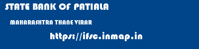 STATE BANK OF PATIALA  MAHARASHTRA THANE VIRAR   ifsc code